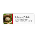 Search for baseball return address labels Bat