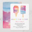 Search for watercolor ice cream birthday invitations Fun
