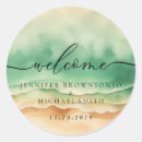 Search for beach wedding stickers Minimalist