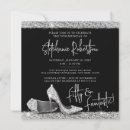 Search for silver shoes invitations For her