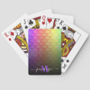 Search for mermaid playing cards Rainbow