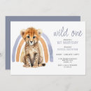 Search for cheetah 1st birthday invitations Cute