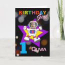 Search for astronaut 1st birthday cards For kids