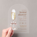 Search for clear bridal shower invitations Acrylic