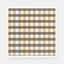 Search for brown plaid napkins Check