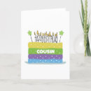 Search for male cousin birthday cards Modern