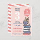 Search for book reading birthday invitations Party