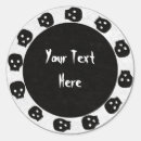 Search for black and white skull stickers Dark