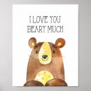 Search for woodland nursery posters Bear