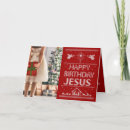 Search for happy birthday jesus christmas cards Red