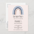 Search for boho rainbow birthday invitations Magical