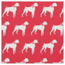 Search for boxer dog fabric Silhouette