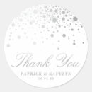 Search for dot wedding stickers Thank you