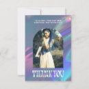 Search for holographic thank you cards Iridescent
