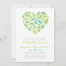 Search for heart leaf wedding invitations Hearts