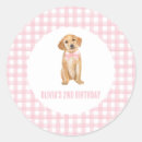 Search for golden retriever puppy stickers Birthday