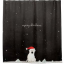 Search for merry christmas shower curtains White