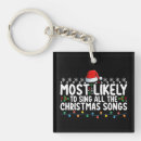 Search for sing key rings Xmas