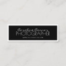 Search for shooting business cards Minimalist
