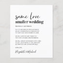 Search for change of plans wedding announcement cards Simple