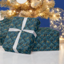 Search for teal and gold wrapping paper Luxurious