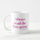 Search for fine print mugs Funny