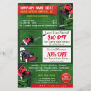 Search for yard work flyers Mowing