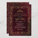 Search for christmas quinceanera invitations Gold