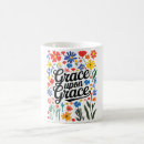 Search for grace upon grace mugs Inspirational
