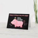 Search for funny pig birthday cards Animal