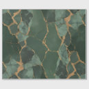 Search for luxury wedding wrapping paper Green