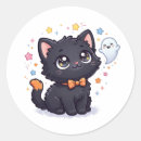 Search for cute black kitten stickers Laptop