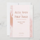 Search for monochromatic wedding invitations Peach
