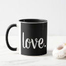 Search for love calligraphy mugs Elegant