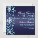 Search for snowflake sweet 16 invitations Blue