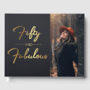 Search for 50th birthday guest books Fifty