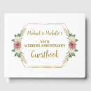 Search for 50th anniversary wedding guest books Party