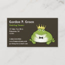 Search for frog business cards Toad