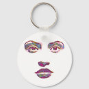 Search for womans face key rings Beauty