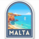 Search for malta souvenirs stickers Maltese