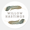 Search for feather stickers Watercolor