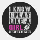 Search for play like a girl stickers Ball
