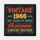 Search for 60 years magnets Vintage 1966