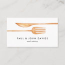 Search for utensils business cards Watercolor