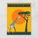 Search for tanzania postcards Giraffe