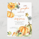 Search for autumn baby shower invitations Pumpkins