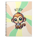 Search for cute monkey notebooks Kawaii