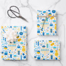 Search for menorah wrapping paper Jewish
