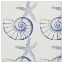 Search for starfish fabric Seashell
