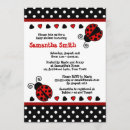 Search for red and white polka dot invitations Shower